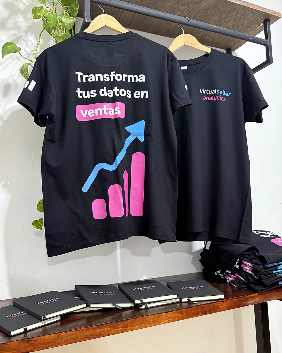 Remeras corporativas: Textos nítidos y colores de marca